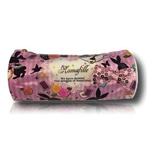 Romafille Alice Wonderland Pencil Case Pouch Make-Up Bag